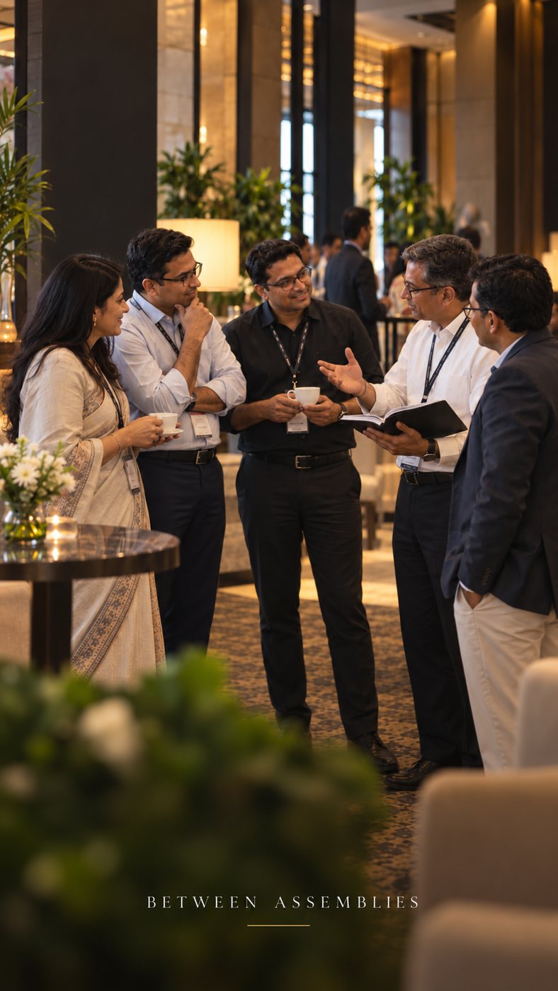 Doctors sharing ideas together